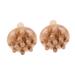 Gogogmy 2 pieces Massage brush antistatic wooden ridge travel comb wooden hair comb hair care comb head massage comb decorative wooden ridge wide tooth ridge dewirerrer