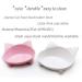 Lorde Shallow Cat Food Bowls Set of 2 - Non-Slip Wide Cat Dish for Whisker Fatigue Relief - White/Pink - Buy Online on GoSupps.com