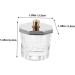 VINTORKY Nail Cup Nail Dish Cup Nail Liquid Holder Acrylic Nail Supplies Dappen Dish for Acrylic Nails Nail Dappen Dish Acrylic Nail Tools Manicure Nail Dish Saucer Cup Toning Glass - Buy Online on GoSupps.com