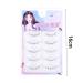 Okdeals 5 Pairs Thai Style 3D Lower Lashes - Natural Look Manga & Anime Lashes with Soft Clear Band for Cosplay & Beauty - Eyelash Extension Tools - Buy Online on GoSupps.com