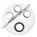 1 Set Palette Make-up Color Mixing Plate Manicure Art Kit Manicure Art Tool Manicure Color Mixing Tray Nail Color Mixing Tray Manicure Color Mixing Plate