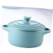 DEARMAMY Ceramic Soup Bowl 1pc Onion Ramen Bowl Stew Bowl Tagine Double Handle Bowl Soup Bowl Micro-Wave Oven Salad Bowl 13.00X9.80X7.50CM As Shown - Buy Online on GoSupps.com