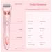 Duskofficial Razor Beautibloom - Elegance Portable Shaver SilkShave 2 in 1 Electric Shaver Razors for Women Elorixa Razor Epilator Trimmer for Women Wet Dry Shaver Women (Pink) - Buy Online on GoSupps.com