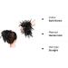 Tousled Hair Extensions Scrunchie - Brown Blonde Updo Bun Ponytail - Buy Online on GoSupps.com