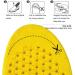 Soft Breathable Height Increase Insoles - Elastic Shock Absorbing Shoe Cushions for Men & Women | 3 cm Honeycomb Inserts US Size 8-11 - Buy Online on GoSupps.com