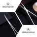 2pcs Stainless Steel Pet Hair Removal Forceps Hair Removal Clips Cupping Tong 18X7.5X0.2CM Silver - Buy Online on GoSupps.com