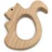 Wendysun 2pcs Cartoon Squirrel Shape Teether - Natural Beech Teething Toy for Babies - Buy Online on GoSupps.com