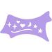 Fovolat Winged Eyeliners Tool | Flexible Eyeliners Stencils - Precision Beveled Design Eye Liners Reusable Cleaning Cloths for Women Purple - Buy Online on GoSupps.com