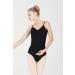 Dance Elite Camisole Leotard for Women - Aurora | Black V-Neck Dance Leotard - Moderate Leg | Adult L Size - Buy Online on GoSupps.com