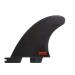 FCS II H4 Accelerator Tri Fin Set - Smoke Medium