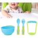 HOSIS Infant Freshfood Mash Bowl | Lightweight Baby Food Masher for Home - Blue/Green - Buy Online on GoSupps.com