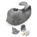 Mandoo Faucet Cover Bathtub Baby, Bath Spout Cover for Baby, Bath Faucet Cover for Kids, Tub Spout Cover Bathtub Faucet Cover Kids Safety, Protection Baby Universal Bath Silicone Toys Whale Grey