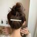 4 Pack Skinny French Hair Clips - Tortoise Shell Styles for Thin & Thick Hair - Girls Hair Accessories in Purple Coffee Milk Brown-Green & Classic Black Marble - Buy Online on GoSupps.com