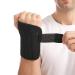 Nucamper Breathable Wrist Wear - Adjustable Wrist Bandage for Men & Women | L/XL Right-Handed Black | Arthritis & Tendinitis Relief - Buy Online on GoSupps.com