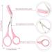 Professional Eyebrow Trim & Face Razor for Women | Eyebrow Scissors Trimmer Comb & Accessories - F9J2 - Buy Online on GoSupps.com