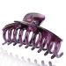 Liasun 4.3 Jelly Color Hair Claw Clip-Acrylic Strong Holding Power Hair Clips Hairgrip for Women and Girls Hair Barrettes for Medium or Long Hair (B-Purple)