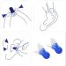 Sleep earplugs 1 Pair Silicone Earplugs Reusable Noise Cancelling Ear Plugs Soft Silicone Noise Reduction for Sleep Study (Color : A) - Buy Online on GoSupps.com