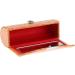 F Fityle Orange Soft Leather Organizer Bag with Lipstick Case Ideal for Wallets & Cosmetics Storage Set with Mirror - Buy Online on GoSupps.com