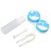 Entatial Contact Lens Storage Holder Tweezers Lovely portable mushroom shape contact lens case for daily use