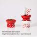 Petkit Ceramic Raised Cat Food Bowls Set - Elevated Porcelain Kitty Puppy Dishes in White and Red (2 Bowls) - Buy Online on GoSupps.com