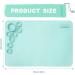 OSDUE 24x16 Non-Stick Silicone Craft Mat with Paint Cups - Blue Perfect for Kids Painting, Clay, DIY Creations - Buy Online on GoSupps.com