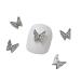 10Pcs 3D Butterfly Nail For Nails Alloy Butterfly Nail Decoration Alloy Nail Butterfly Nail Manicure Accessories Manicure Accessories Multi-Color