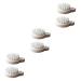 Beavorty 6 Stk Hair Wash Shampoo Brush scrubbing hair-head skin brush bathing scrubbing scalp stimulating brush clothes collector bathroom accessories massage clean bathing brush
