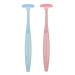 Durable Silicone Tongue Cleaner - Comfortable Oral Care Removal Tool for Home | Blue - Buy Online on GoSupps.com