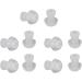 Silicone Ear Tips - Washable Transparent Replacement for Pocket (M) | International Shipping Available - Buy Online on GoSupps.com