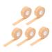 5 Rolls Heel Stickers Clear Tape Non Skid Tape Patches for Feet Sole Protector Pads for Heels Anti- Wear Shoe Sticker Heel Liner Feet Protector Clear Heels Pe Foam