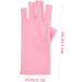 FRCOLOR 2 Pairs Nail Gloves Pink Nail Polish Gel Nail Art Salon Gloves Fingerless Driving Gloves Nail Art Uv Gloves Fingerless Gloves Nail Uv Gloves Spandex Apparel - Buy Online on GoSupps.com