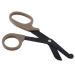 Medical Scissors Shears Bandage Paramedic Medical Cut First Aid Emergency Device Serrated Textured Blade (Brown)