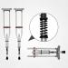 Crutches for Adults Underarm Crutches for Adjustable Crutches a Pair Underarm Crutches Lightweight Underarm Crutches Folding Anti-Skid Travel Walk Aluminum Crutches W - Buy Online on GoSupps.com