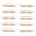 Hemoton 20 Pcs Eyebrow Practice Skin Training Skin Arm Practice Eyebrow Trimming Eyebrow Pencil 22X3X0.2CMx2pcs As Shownx2pcs