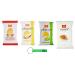 Beni Culinari Lot de 4 paquets de test pour patatine paprika citron vert et poivre rose tomates cerises chips de pommes de terre 3 x 150 g rustica 1 sac de 300 g porte-cl s gratuit