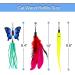OODOSI Interactive Cat Wand Toy with 2 Poles & 9 Attachments - Fun Feather Toy for Indoor Kittens and Cats - Buy Online on GoSupps.com