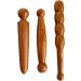 Lurrose 12-Piece Wooden Massage Stick Set | Head Face Neck & Body Relaxation | Thai Spa Tools for Travel & Reflexology | 12x2.5cm - Buy Online on GoSupps.com