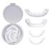 Veneer Teeth, Snap On Veneers, Veneers Snap On Top and Bottom for Women and Men, Veneer Teeth for Perfect Smile with Box,4 Pair