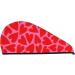 Microfiber Hair Drying Cap - Red Love Heart Towel Wrap | Soft Absorbent & Quick Dry for Curly Long & Thick Hair - Buy Online on GoSupps.com