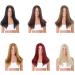 kawehiop Women Wig Headband Adjustable Long Straight Breathable Hair Heat Resistant Washable Decoration Dressing Hairpiece 5# - Buy Online on GoSupps.com
