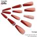 Handcess Christmas False Nails Long Red Snowflake Press On Nails - 24Pcs - Buy Online on GoSupps.com