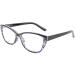 FEISEDY Progressive Multifocus Blue Light Blocking Reading Glasses - No Line Multifocal Readers with Spring Hinge B2675 Blue Floral 3.0x | International Shipping Available - Buy Online on GoSupps.com