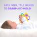 Nuby Lots A Loops Sensory Teether Toy and Rattle - Multicolor | Baby & Toddler 3M - Buy Online on GoSupps.com
