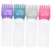 Veemoon 4 pi ces Flacons Applicateurs pour Coloration Capillaire avec Peigne Int gr Bouteilles Gradu es Pratiques pour Application Uniforme de Teinture Outils de Coiffure et Portables