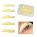 Silicone Curler Pad 10Pcs/5sizes for Lash Perm Kit Reusable Lower Lash Isolation Pads For Tint Perm Eyelashes (Yellow)