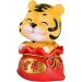 Artibetter 3 Pcs Year of The Tiger Bobble Head Ornament Statue Good Luck Figurines Chinese Zodiac Toys Dashboard Animal Doll Nativity Ornaments Figure Traditional Office Wild Resin The Sign Red 1x3pcs 6X6X9.5CMx3pcs - Buy Online on GoSupps.com