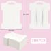 200 PCS Hair Clip Bow Display Cards - Hair Barrettes Jewelry Holder for Accessories - 4 x 3 Inches (White) - Buy Online on GoSupps.com