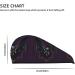 Black Ghost Bat Dry Hair Cap - Super Absorbent Elastic Wrap for Long Thick Hair | Quick Dry Cap for Women & Girls - Buy Online on GoSupps.com
