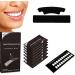 Smile Bandes anti-taches Bandes de blanchiment des dents limine les taches de caf de th et de vin Rapide et efficace Autocollant pour dents au charbon actif (14 paires)
