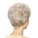 8 Short Wavy Silver Blonde Synthetic Wig for Women - Perfect Gift for Moms & Costumes - Stylish Office Look - Buy Online on GoSupps.com